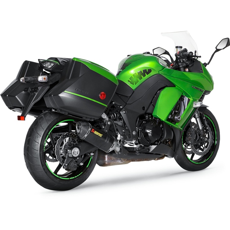 AKRAPOVIC 1811-3304 S-K10SO19-HZC Slip-On Line Muffler carbon - ninja 1000