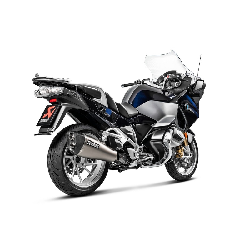 AKRAPOVIC 1811-3710 S-B12SO21-HALAGT Titanium Slip-On Line Muffler Titanium Muffler - R1250RT