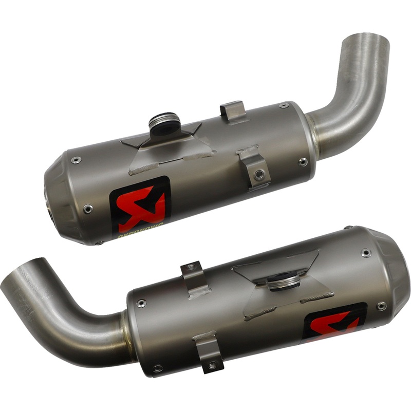 AKRAPOVIC 1811-4240 S-D9SO15-HCBT Slip-On Line Muffler Slip-On Line Titanium Muffler - Hypermotard 950