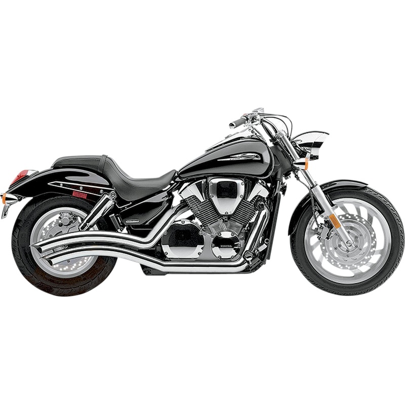 COBRA 1810-1852 1230 Speedster Swept Exhaust System Speedster Swept Exhaust - Chrome - VTX1300C