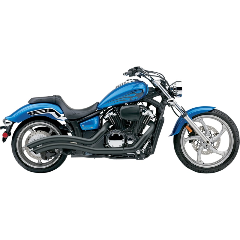 COBRA 1810-2012 2230B Speedster Swept Exhaust System Speedster Swept Exhaust - Black - Stryker 1300