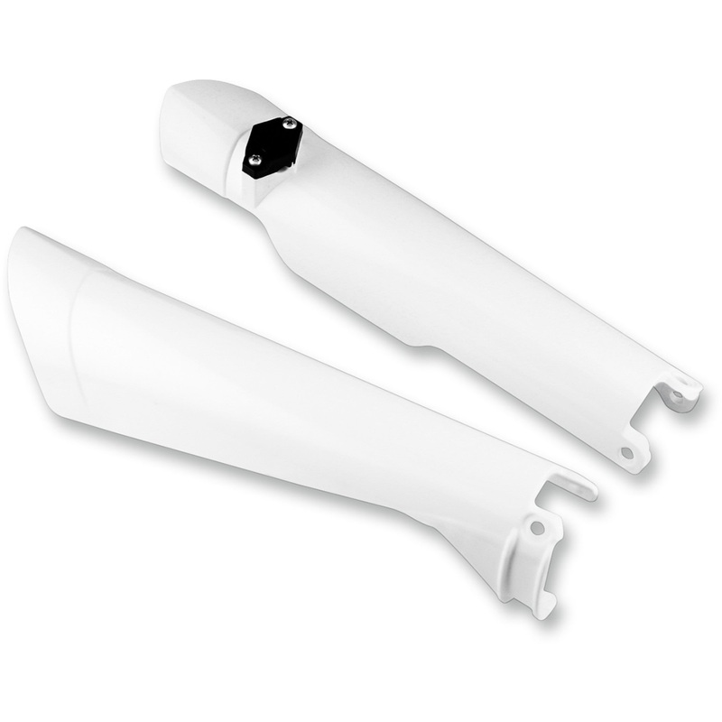 CYCRA 0412-0245 1CYC-6902-42 Plastic Fork Guards Fork Guards - White