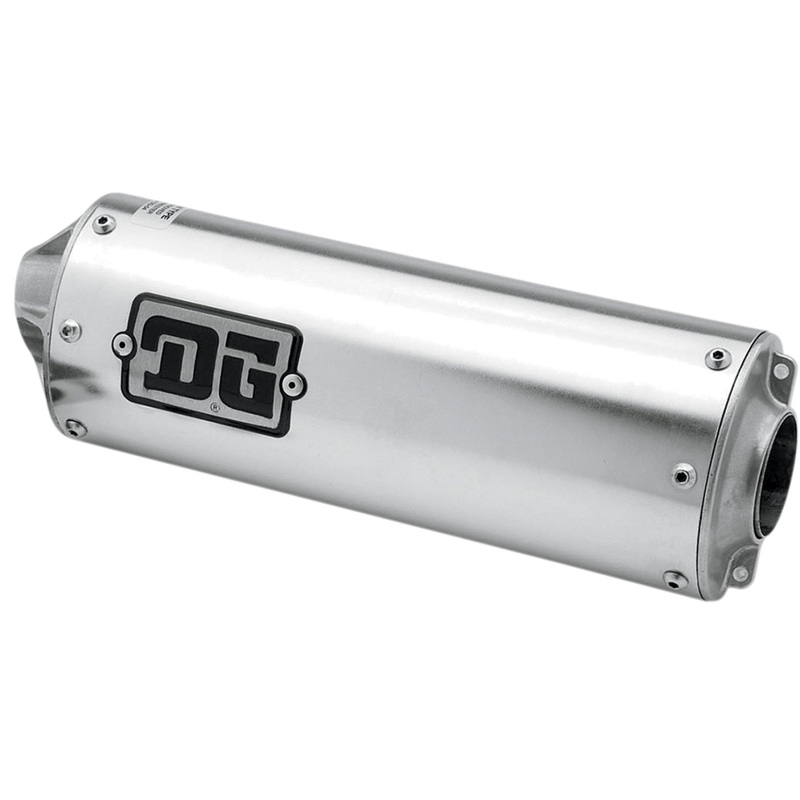 DG PERFORMANCE 1821-1349 03-9000 Universal 4-Stroke Muffler Universal Slip-On Exhaust - Oval