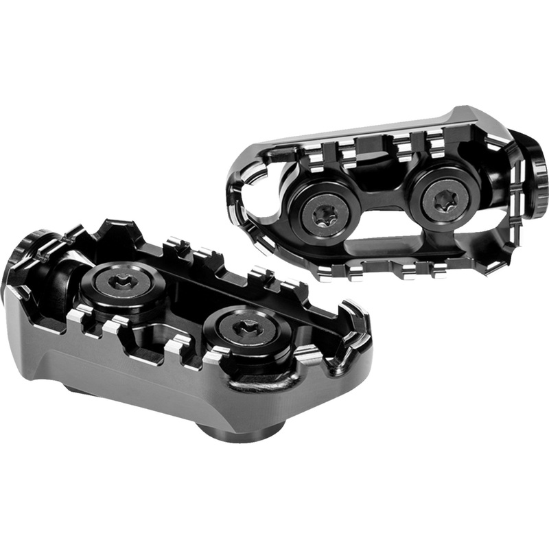 GILLES TOOLING 1620-2571 RGK-680-UF35-SET-B Tech-X Enduro Footpegs Tech-X Enduro Footpeg - Driver - Black