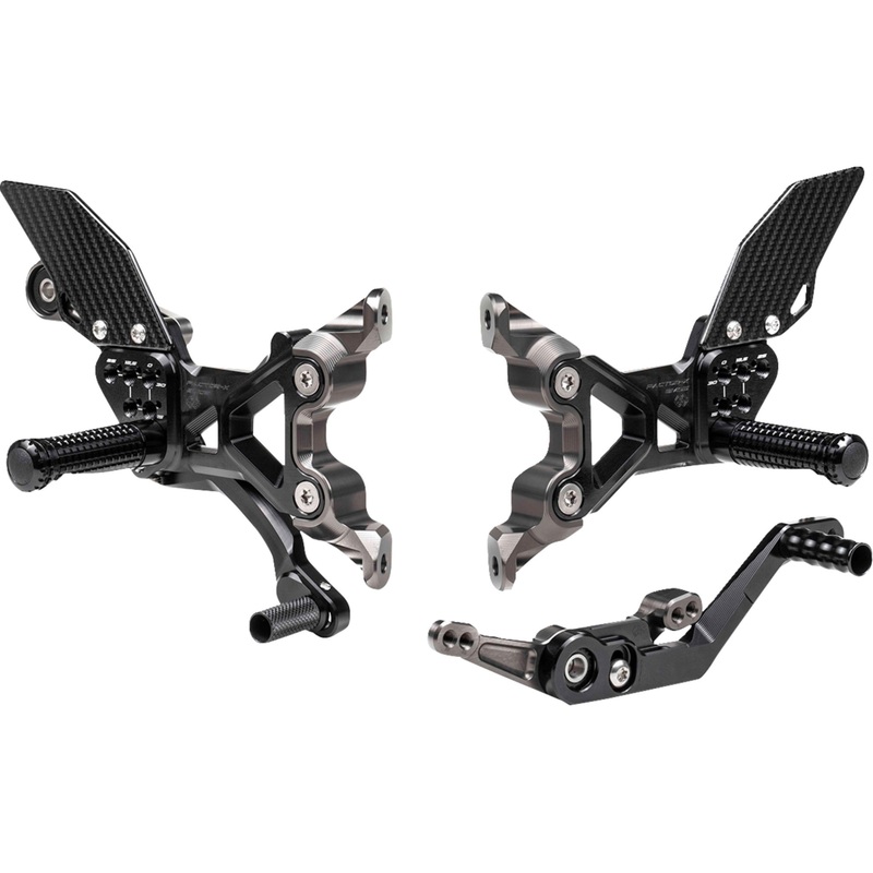 GILLES TOOLING 1623-0527 FXR-BM05-B FXR Rearset black - bmw