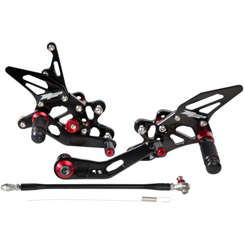 MGP 1623-0368 61101-2500 MGP Rear Lever Set MGP Rearset - Black - Suzuki