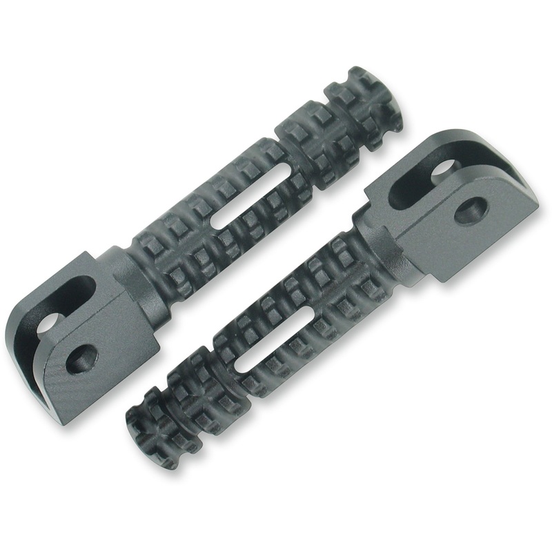 PSR 1620-0994 07-01200-22 SBK Pegs for OEM Footrests Footpegs - Black