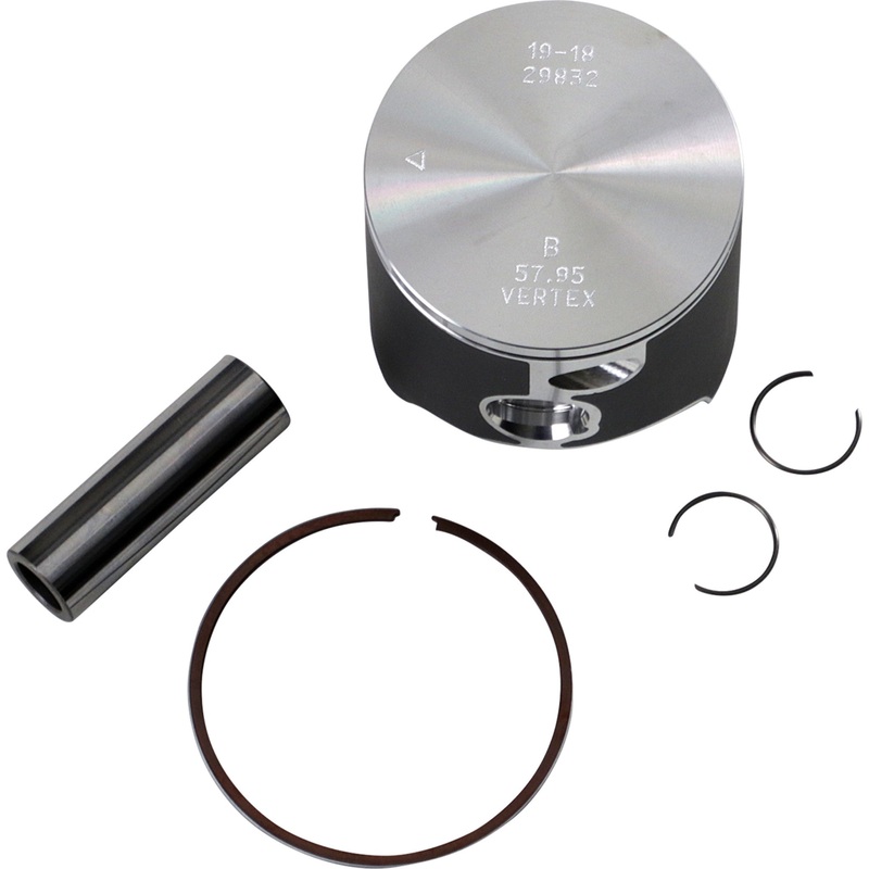 VERTEX 0910-5754 24233B Piston Kit Cast Race for 2-Stroke Piston Kit - 57.95 mm - Husqvarna TE150I | KTM 150 SX/XC-W/XC-W TPI