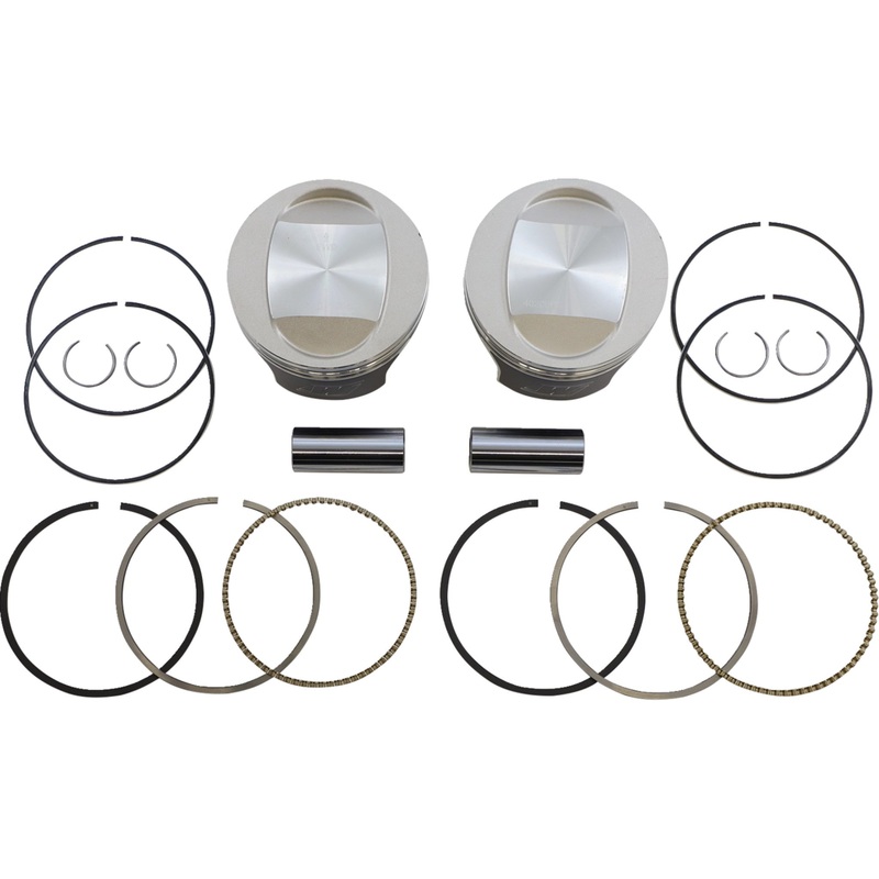 WISECO 0903-1564 K0209PS Tracker Series Piston Kit Tracker Series Piston Kit - 3.937" - 88/95 Cubic Inch Bored to 97 Cubic Inch - Standard - Twin Cam