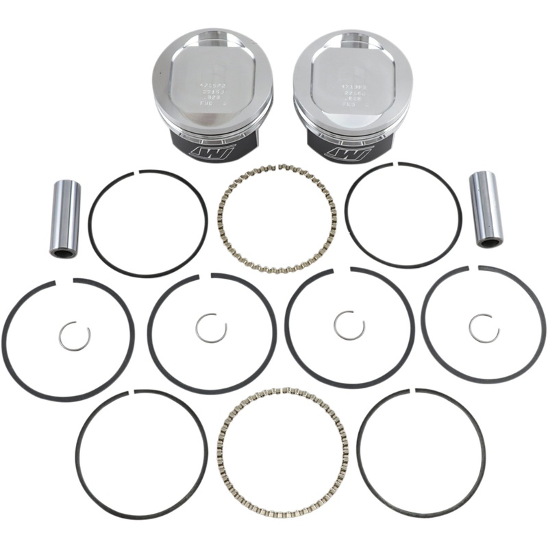 WISECO K1684 K1684 High-Performance Piston Kit Piston Kit - +0.020" - 883 XL Bored to 1200 cc