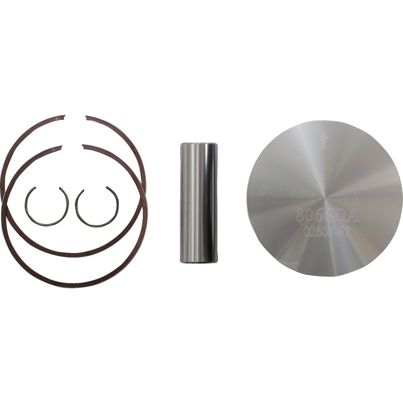 WOSSNER 0910-4773 8066DA Piston Kit for 2 Stroke Piston Kit - 66.34 mm - Honda