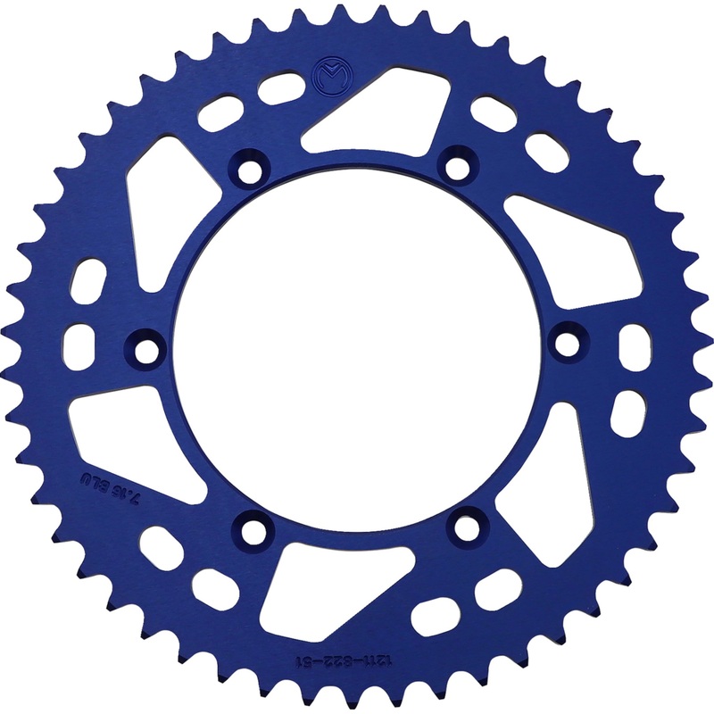 MOOSE OFFROAD 1211-1908 1211-822-51-12 Rear Aluminum Sprocket Rear Sprocket - 51 Tooth - Beta/Gas Gas/Sherco/Suzuki