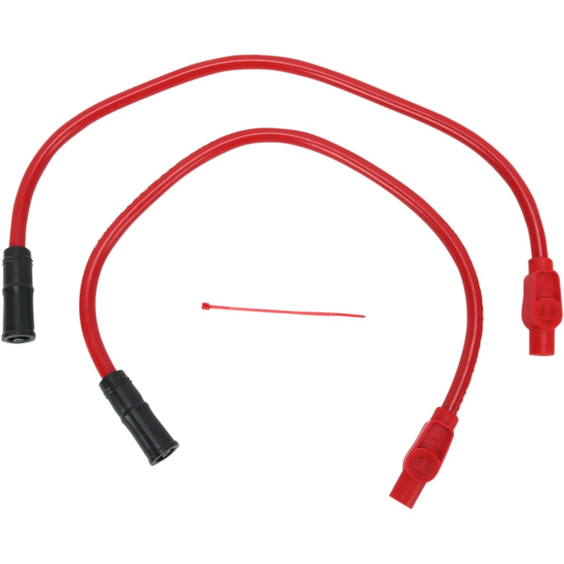 SUMAX 2104-0094 40234 409 Pro Race Custom-Fit Spark Plug Wire Kit Spark Plug Wire - 10.4 mm - Black - '99-'08 Red
