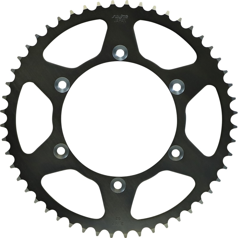 SUNSTAR SPROCKETS 2-359252 2-359252 Steel Sprocket Steel Rear Sprocket - 52 Tooth - Honda/Yamaha