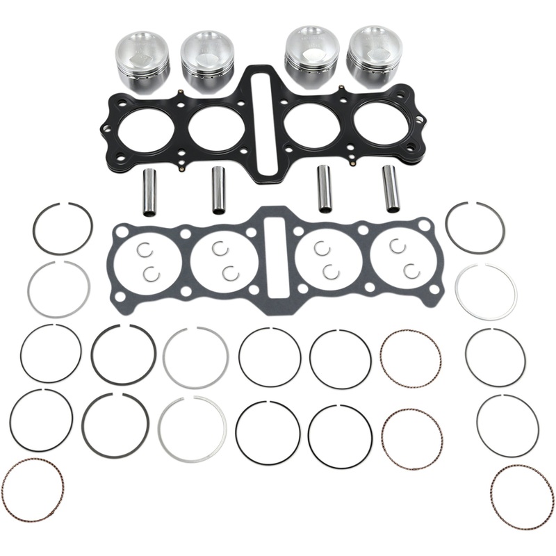 WISECO K1075-1 K10751 Forged Piston Kit with Head Gasket Piston Kit with Gasket - 72.00 mm - Kawasaki