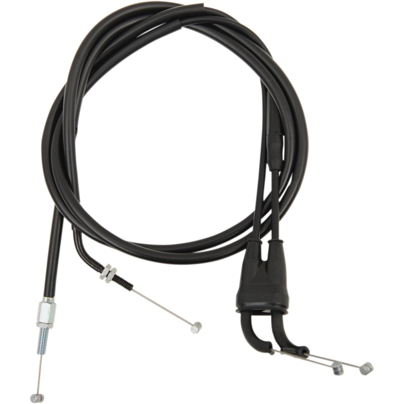 MOOSE OFFROAD 0650-1708 45-1263 Black Vinyl Throttle Cable Throttle Cable - Yamaha