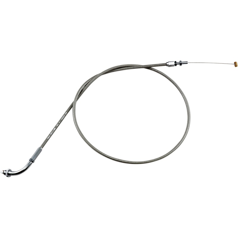 MOTION PRO 0650-0086 62-0354 Armor Coat Stainless Steel Throttle/Idle Cable for Cruisers pull - honda