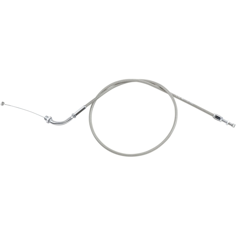 MOTION PRO 0650-0804 62-0427 Armor Coat Stainless Steel Throttle/Idle Cable for Cruisers pull - vtx13c