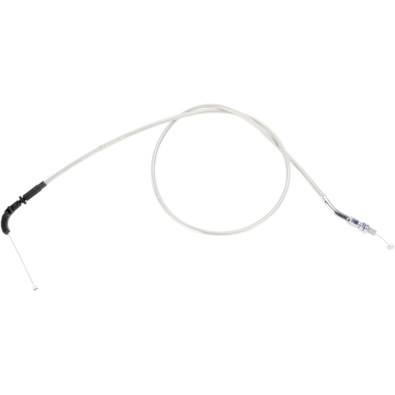 MOTION PRO 0650-1527 64-0263 Armor Coat Stainless Steel Throttle/Idle Cable for Cruisers pull - suzuki