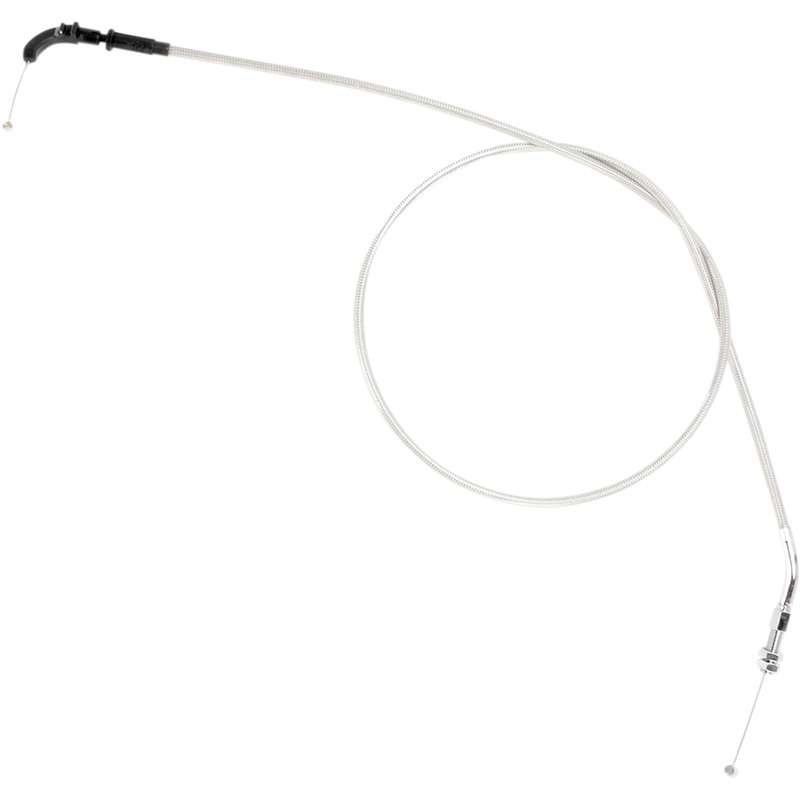 MOTION PRO 0650-1531 64-0265 Armor Coat Stainless Steel Throttle/Idle Cable for Cruisers pull - suzuki