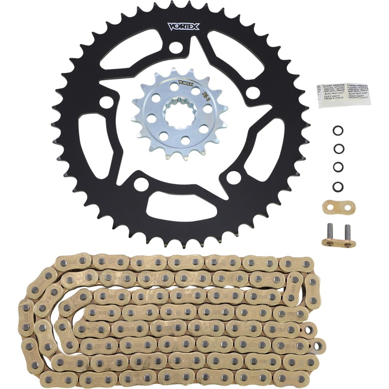 VORTEX 1230-1522 CKG7612 Chain and Sprocket Kit Chain Kit - Gold