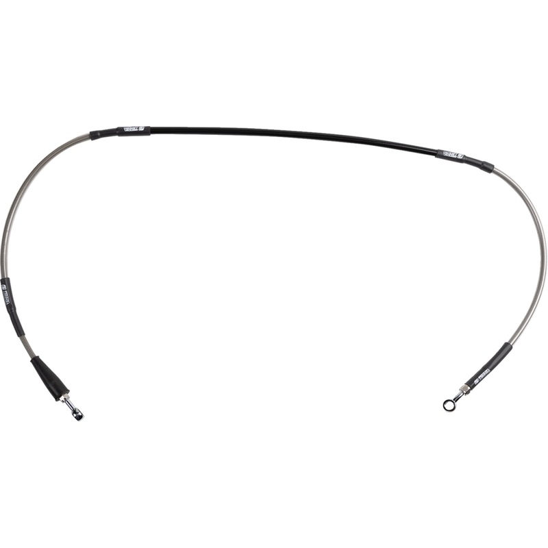MOOSE OFFROAD 1741-6424 S01-1-039/P Stainless Steel Braided Brake Line Brake Line - Stainless Steel