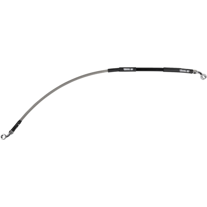 MOOSE OFFROAD 1741-6477 H02-2-044/P Stainless Steel Braided Brake Line Brake Line - Stainless Steel