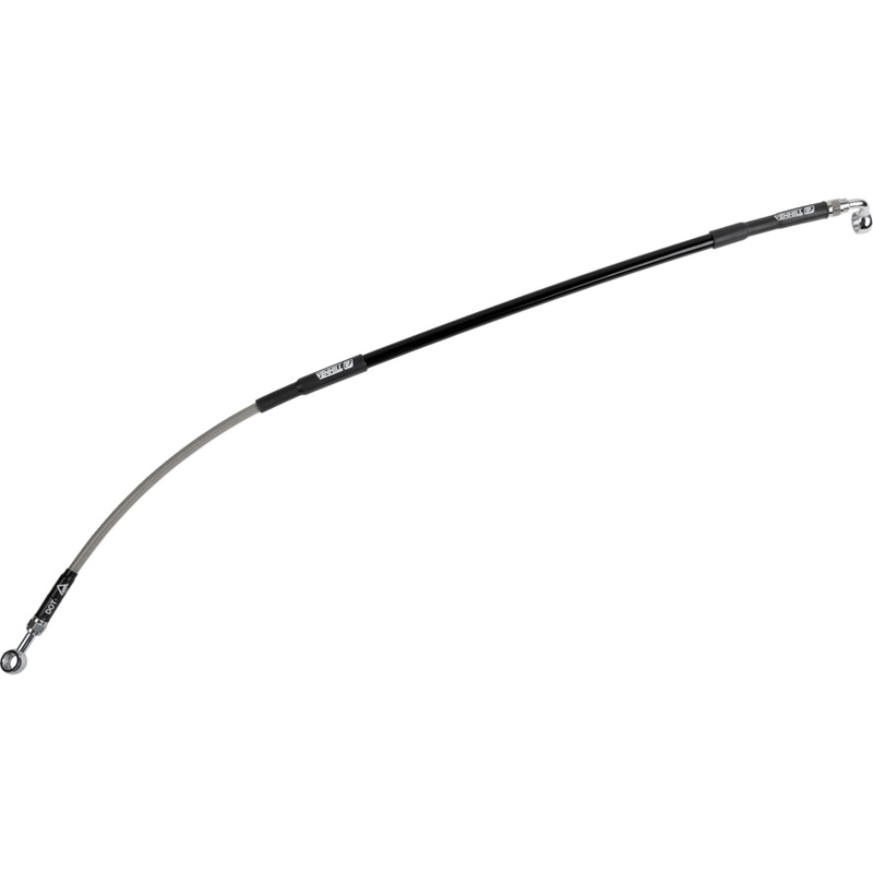 MOOSE OFFROAD 1741-6497 K01-2-026/P Stainless Steel Braided Brake Line Brake Line - Stainless Steel