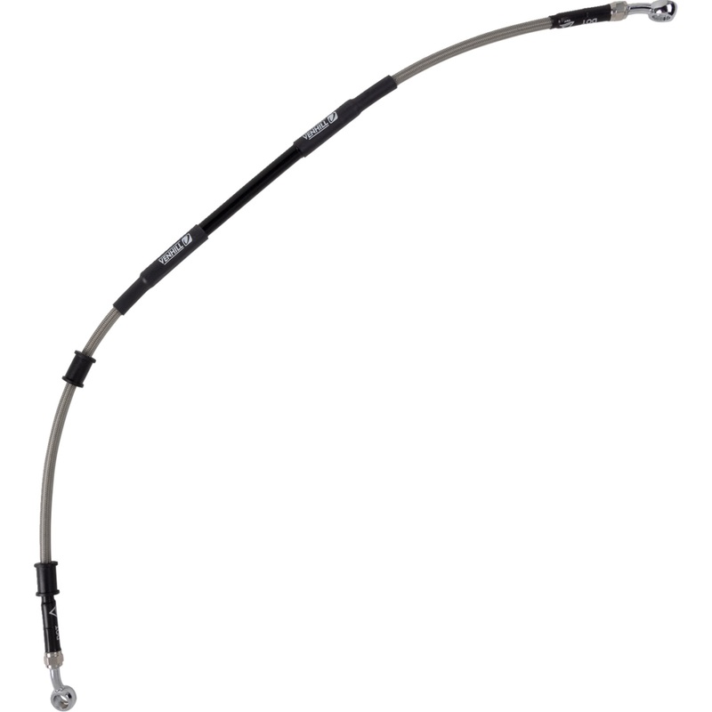 MOOSE OFFROAD 1741-6538 K02-2-036/P Stainless Steel Braided Brake Line Brake Line - Stainless Steel