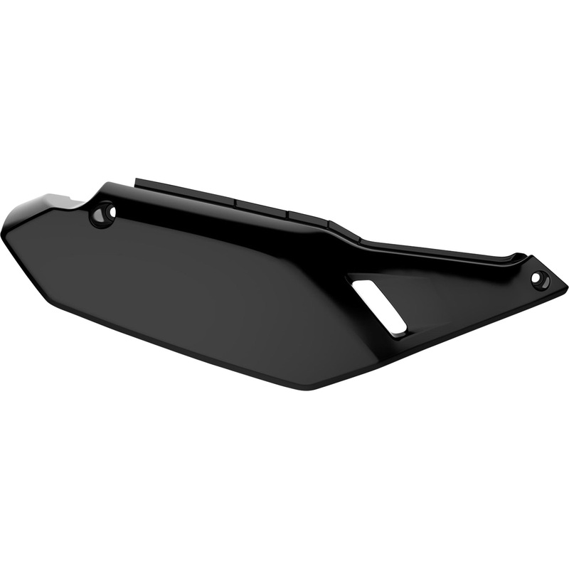 POLISPORT 0520-3667 8418800002 Side Panels For Kawasaki Side Panel - Right - Black - KLR 650