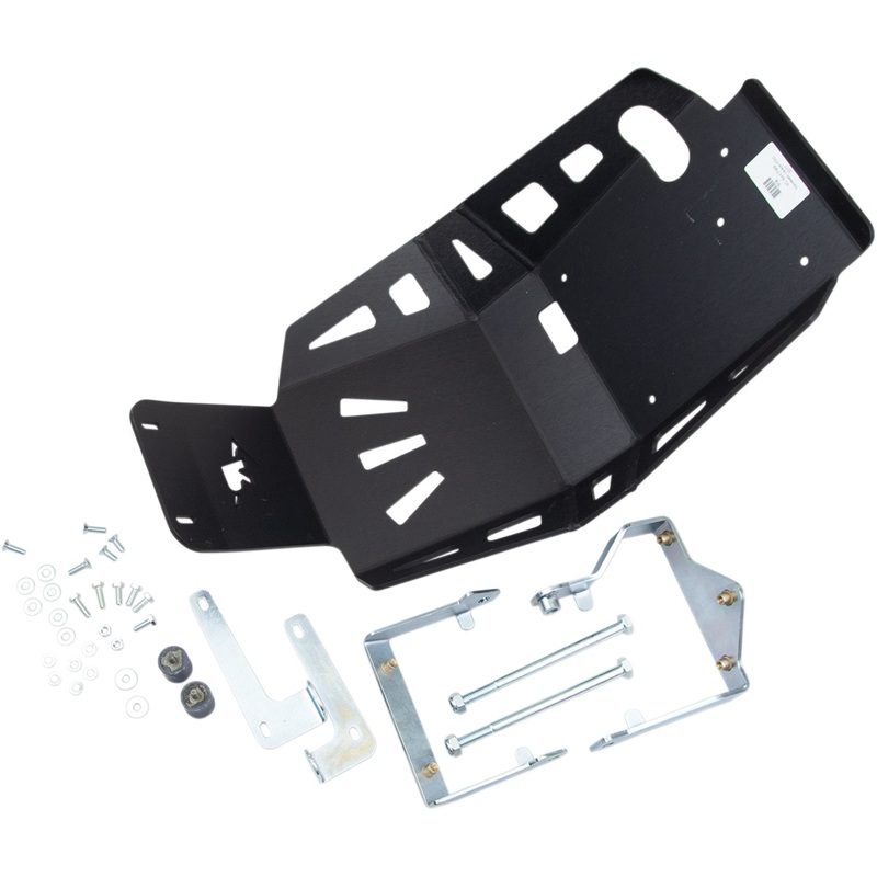 MOOSE OFFROAD 0506-1257 319-BLK Aluminum Skid Plate  Skid Plate Skid Plate - Black - Kawasaki - Versys-X 300