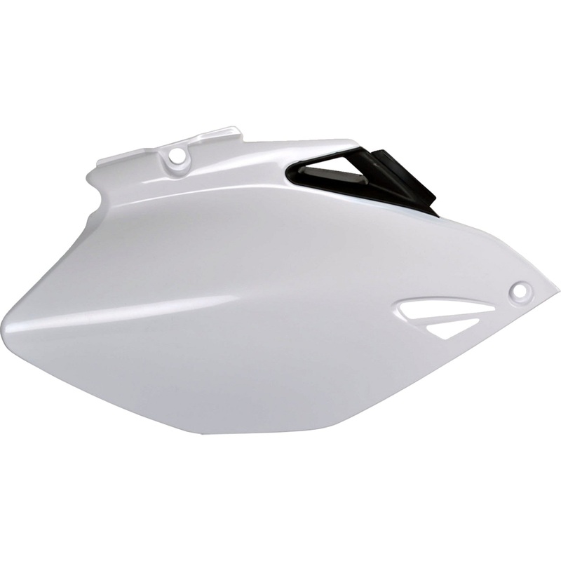 POLISPORT 0520-1683 8602900001 Side Panels For Yamaha Side Panels - OEM Black/White - YZF 250/450