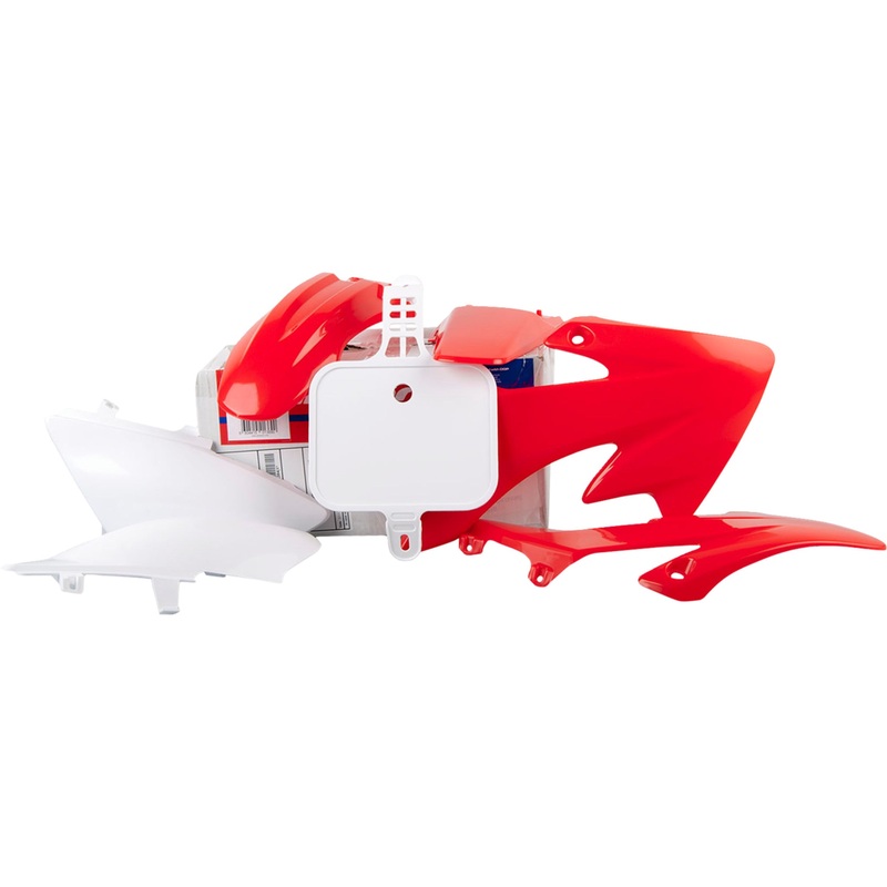 POLISPORT 0520-3446 90025 Body Kit For Honda Body Kit - Complete - '14-'25 OEM Red/White - CRF50F