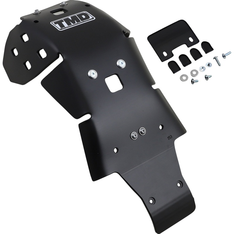 T.M. DESIGNWORKS 0506-1593 KHLG-455-BK Full-Coverage Skid Plates with Linkage Protection Skid Plate - Husqvarna | KTM