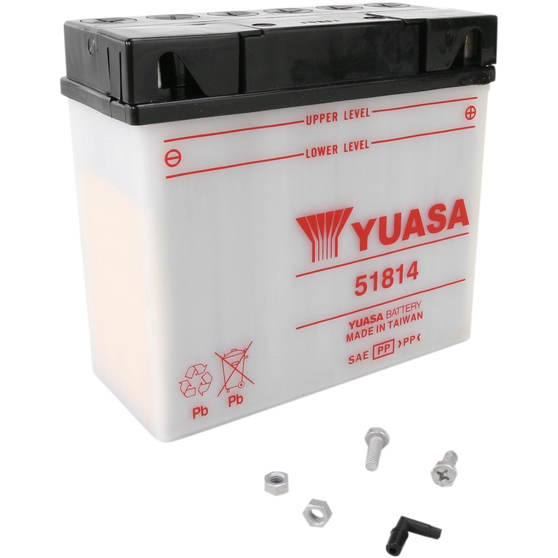 YUASA 51814 YUAM2219B Conventional Battery  12 V Battery - 51814