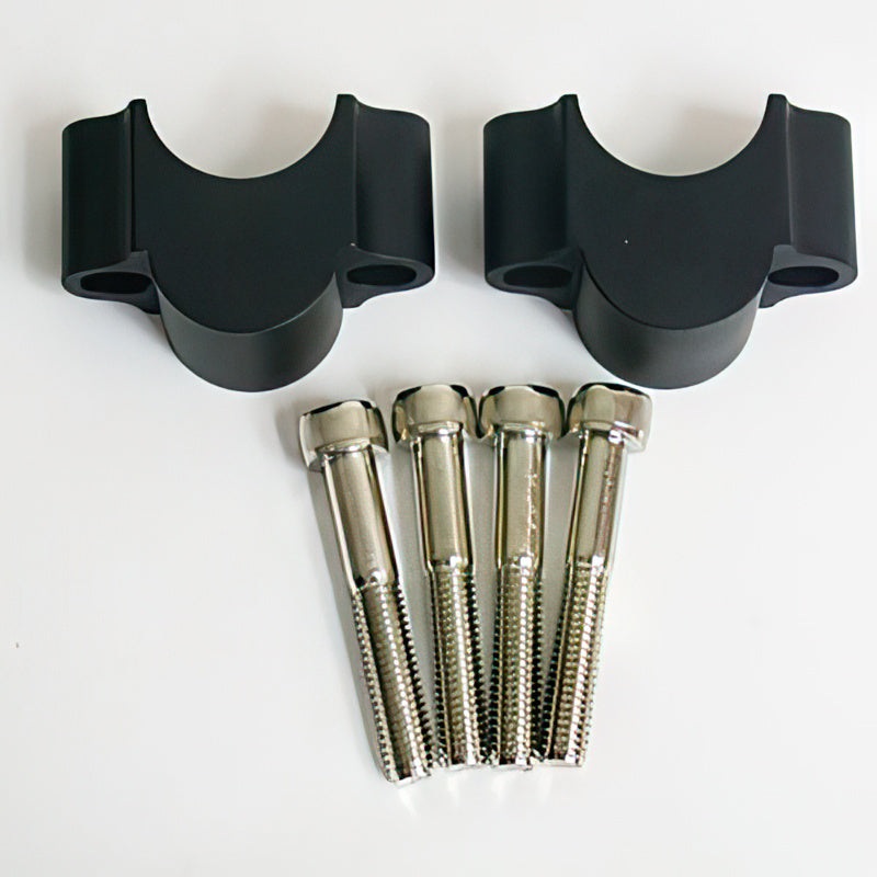 Bar Risers Black 25mm 28.6 fat to 28.6 fat Tech7 (BR286B)