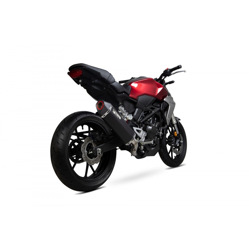 Honda CB300R 17- Serket Full System Blk Ceramic (RHA185BCER)