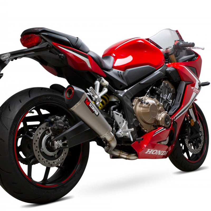 Honda CBR650R 21-23 Serket Taper Full System Titanium (RHA197SYSTEO)