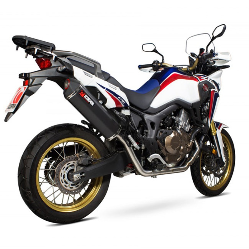 Honda CRF1000L 15-19 Serket Full Sys Blk Ceramic (RHA173SYSBCER)