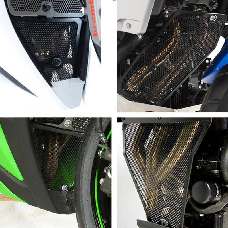 Downpipe Grille Kawasaki ZX6-R 636 19- Ti R&G (DG0030TI)