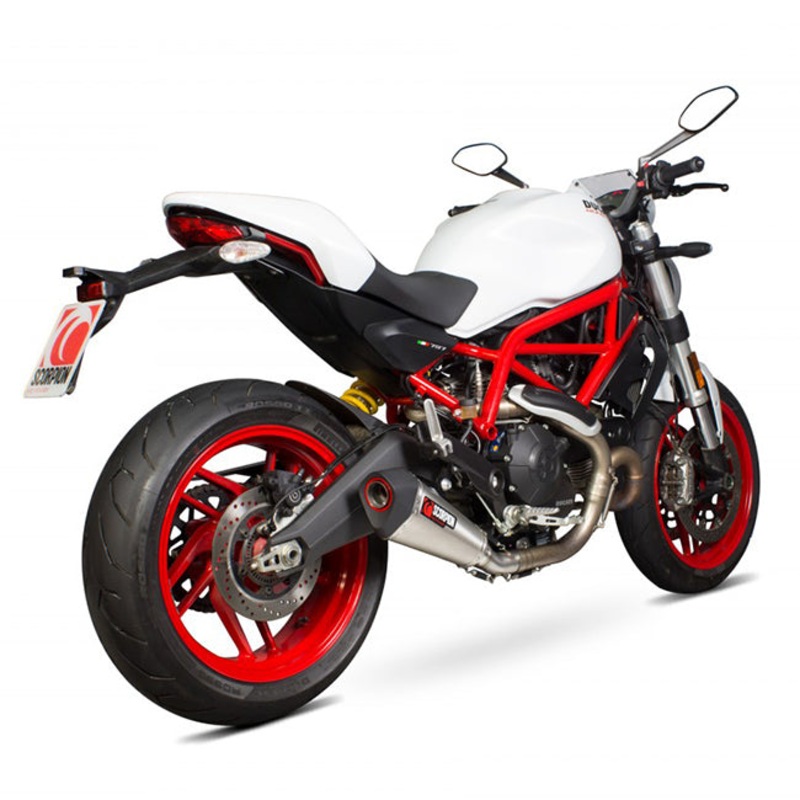 Ducati Monster 797/797+ 17-18 Serket Taper Slip-on S/Steel (RDI65SEO)