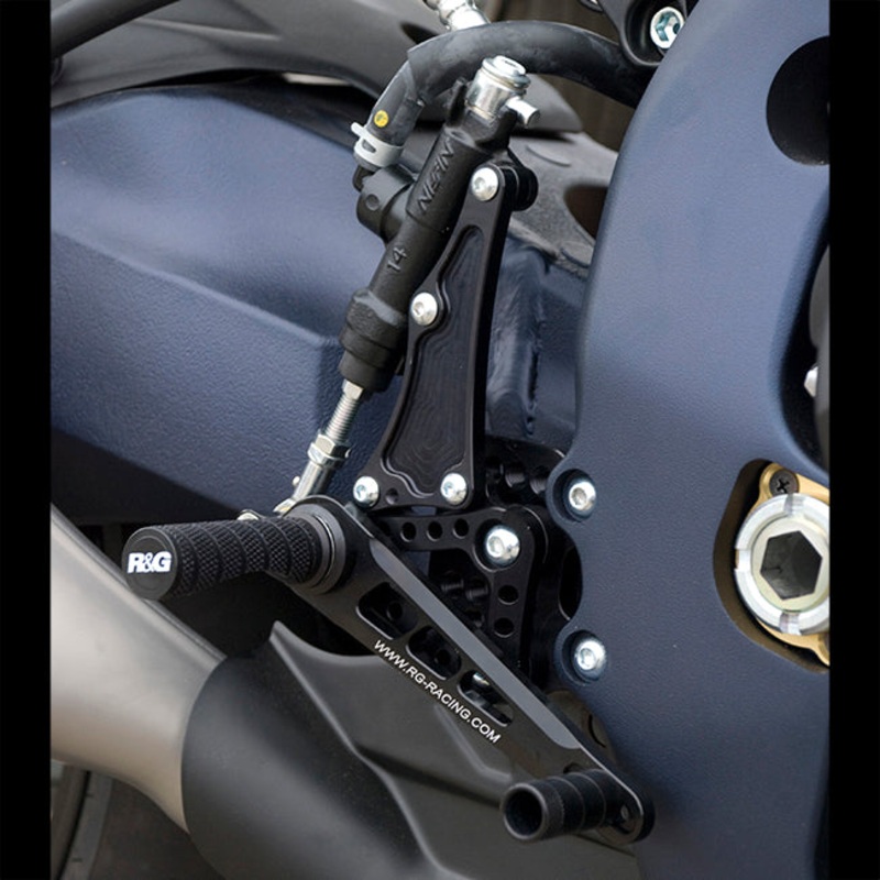 Rearsets Kawasaki ZX-6R 05- (RSET17BK)