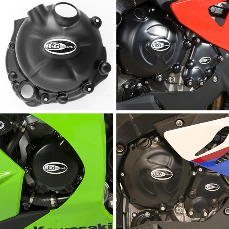 Slash Cut Engine Case Cover Z650 17-- Ninja 650 17- LHS (SCC0001BK)