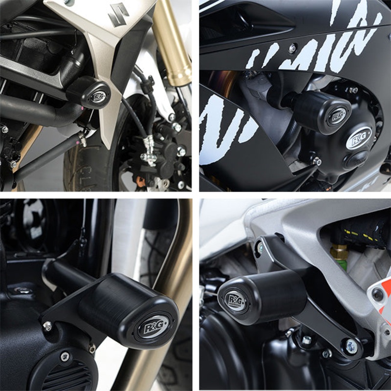 Aero Crash Protector Ninja H2 SX 18- R&G Black No Drill (CP0445BL)