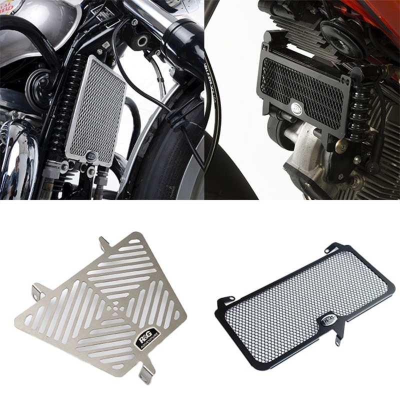 S/Steel Oil Cooler guard Kawasaki ZX-10R/RR 21- (SCG0017SS)
