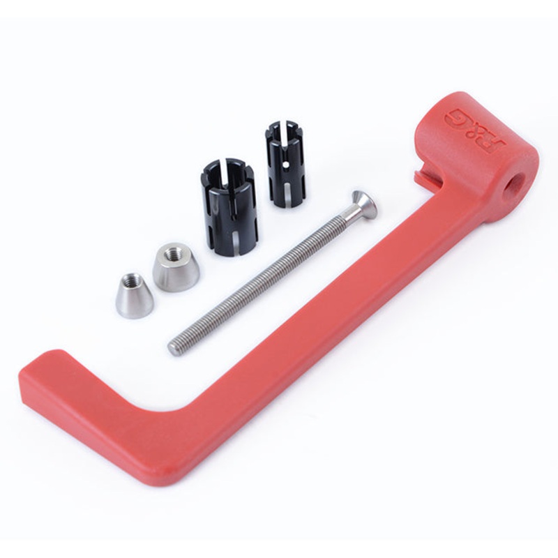 Moulded Lever Guard Red Ninja H2 SX 18- R&G (MLG0020RE)
