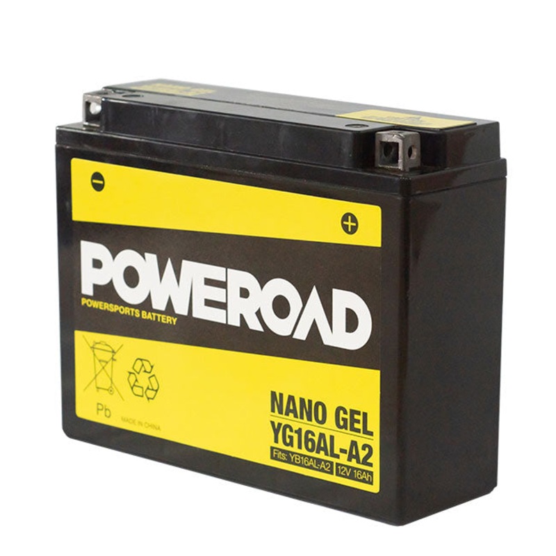 YG16AL-A2 Non-DG Nano Gel Battery Poweroad. Alt: YB16AL-A2 (CYG16ALA2)