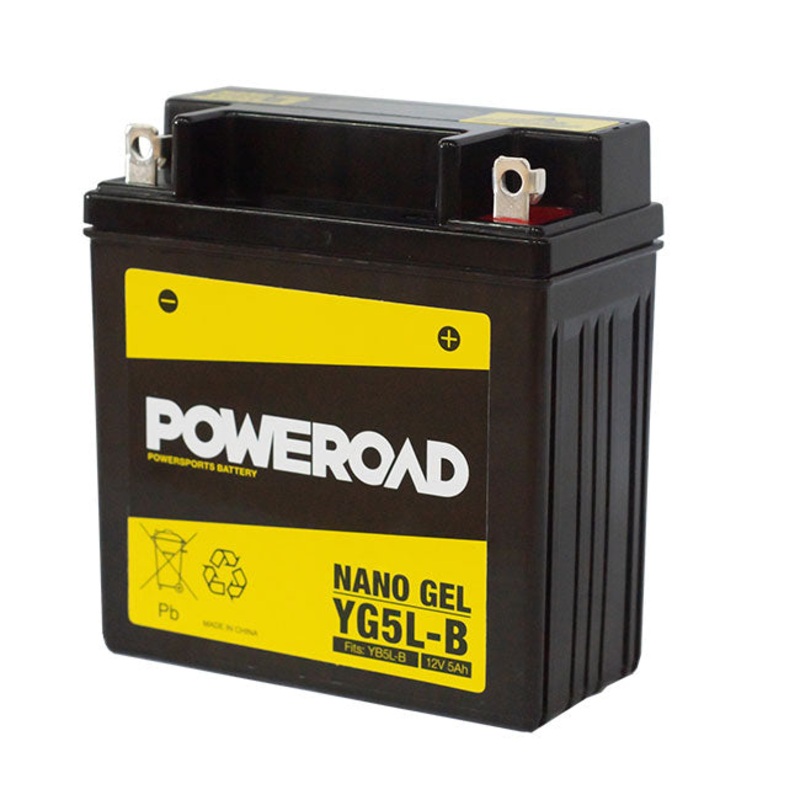 YG5-LB Non-DG Nano Gel Battery Poweroad (CYG5LB)