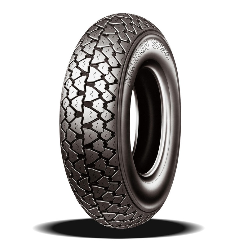 100/90-10 Bias 56J S83 Tyre TL/TT Front/Rear Michelin (M1010090S83)