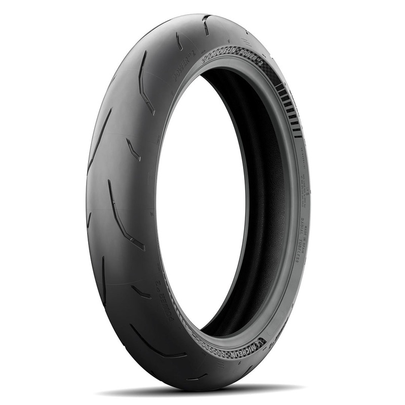 120/70-17 ZR Radial 58W Power GP2 Tyre TL Front Michelin (M1712070PGP2F)
